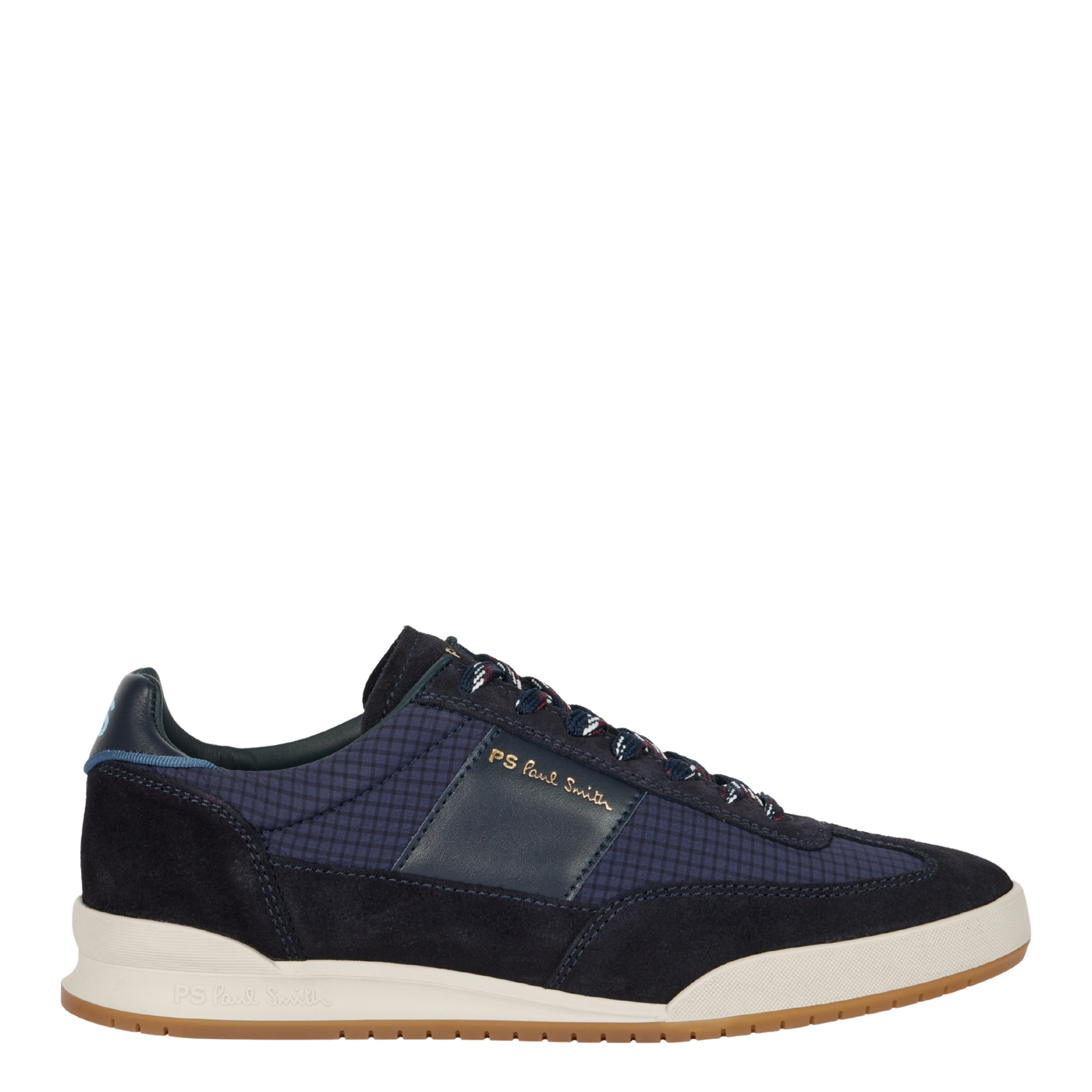 Mens Paul Smith Navy Nylon Mix Dover Trainers