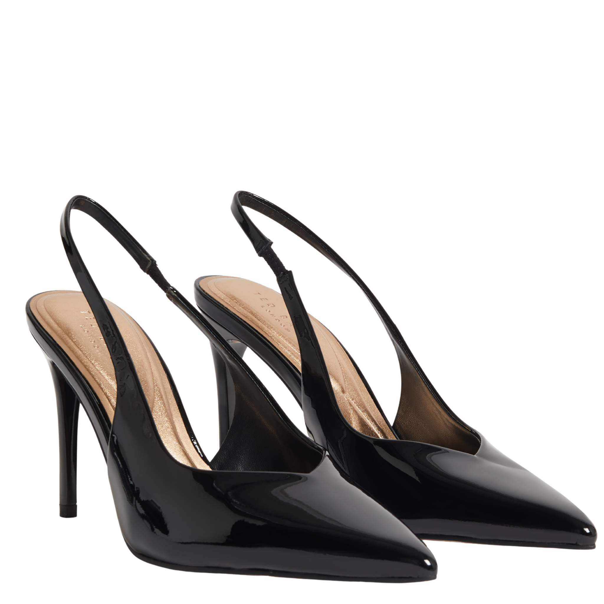 Womens Ted Baker Black Lamiie Slingback High Heels