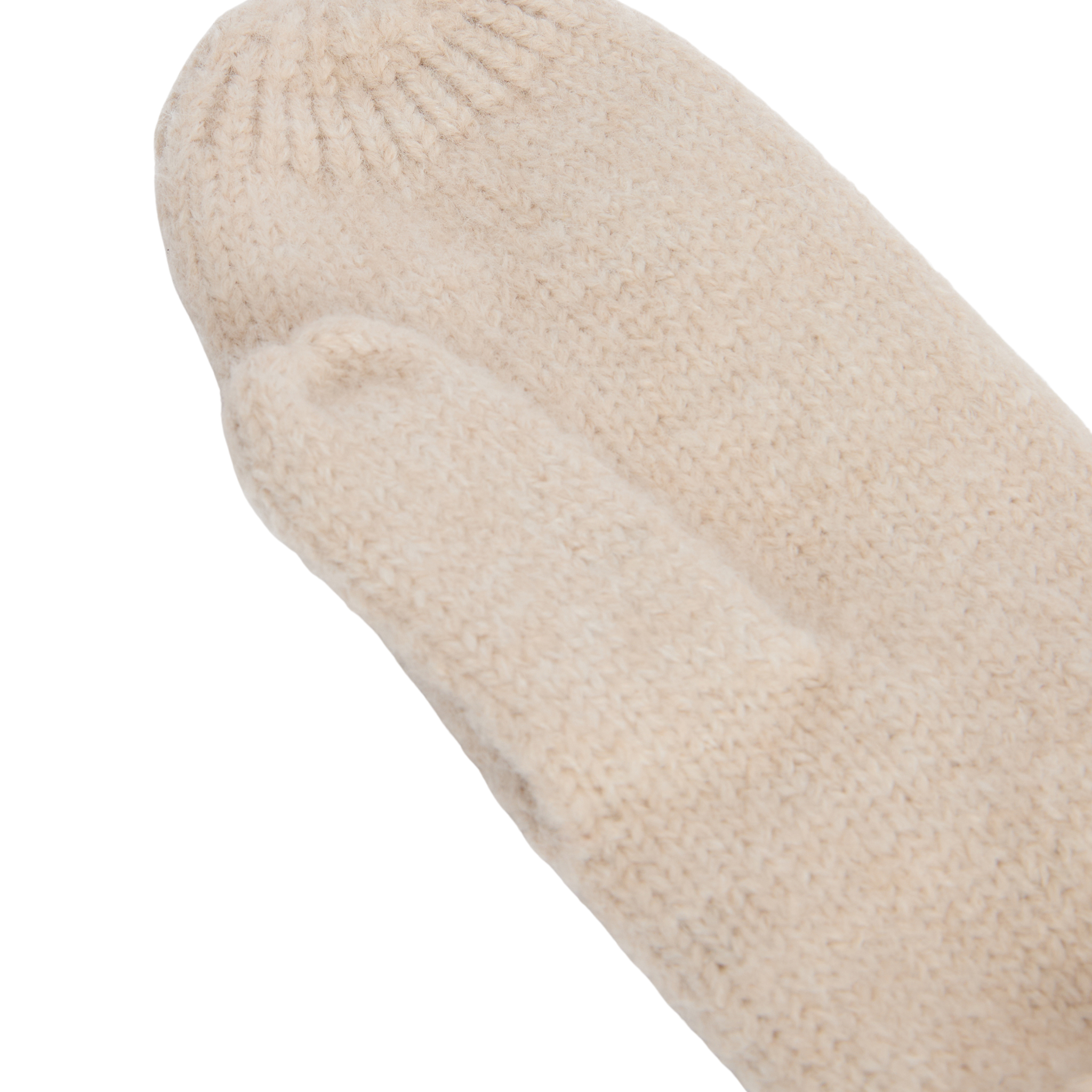 Womens Barbour Eggshell Elsdon Knitted Mittens