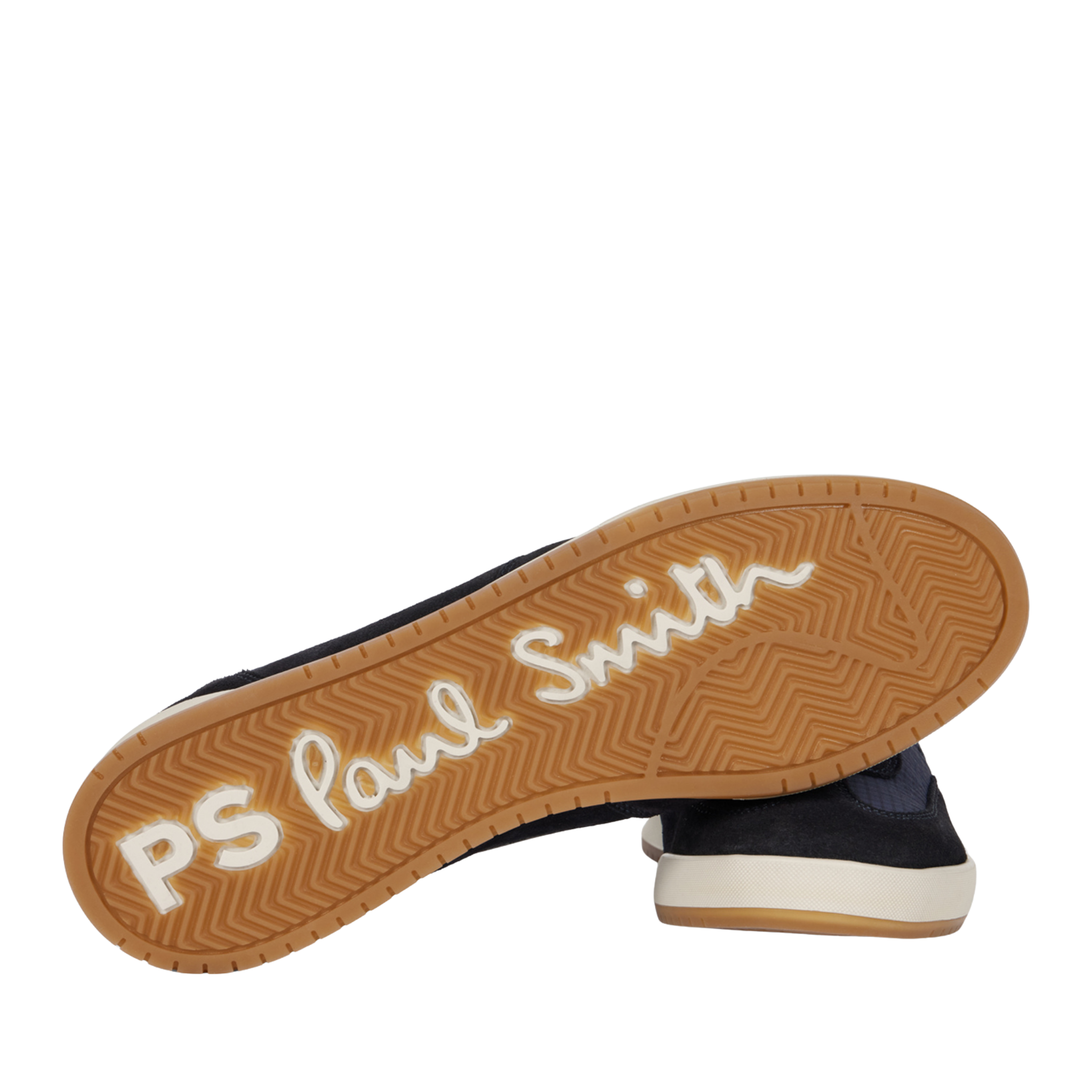 Mens Paul Smith Navy Nylon Mix Dover Trainers