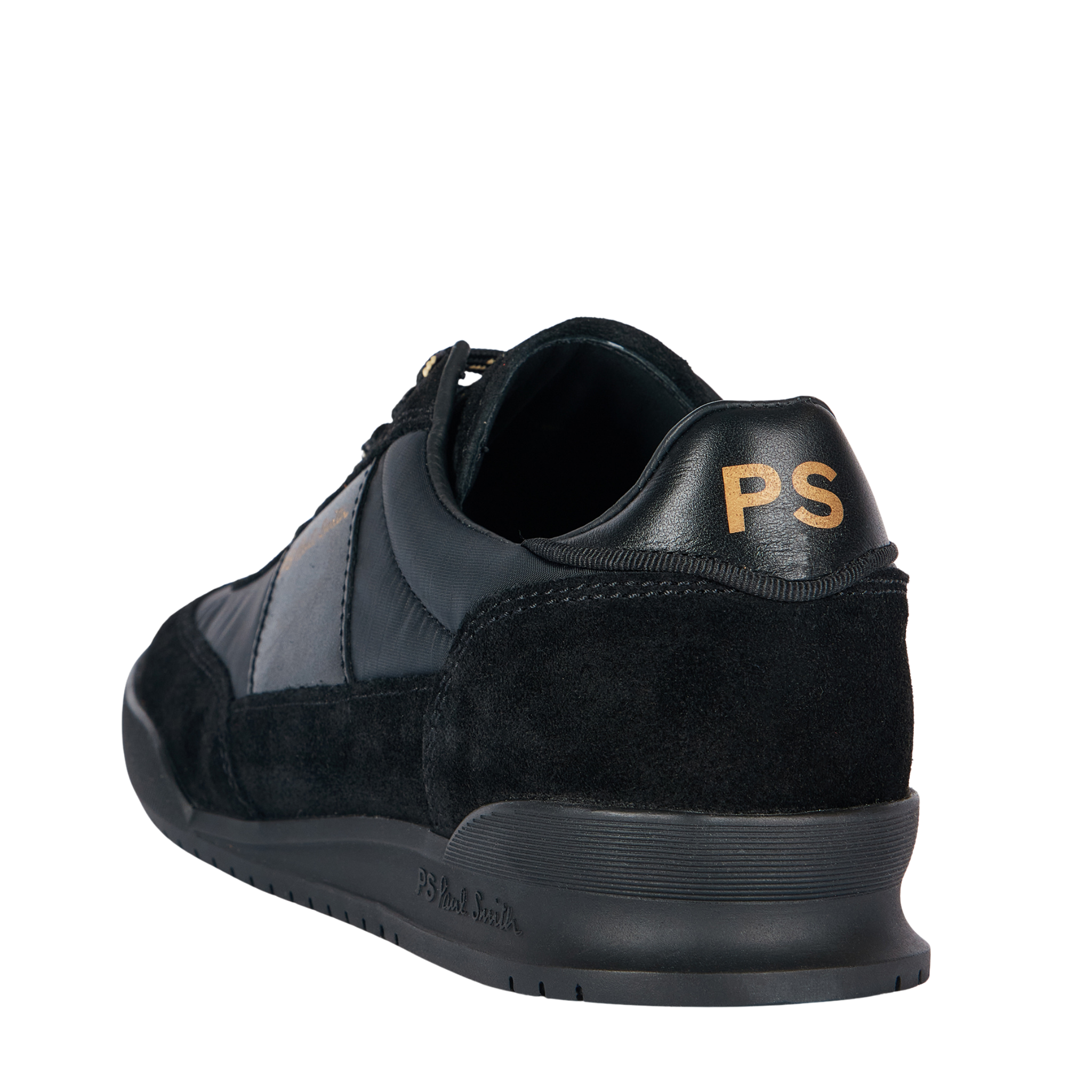Mens Paul Smith Black/Black Dover Trainers