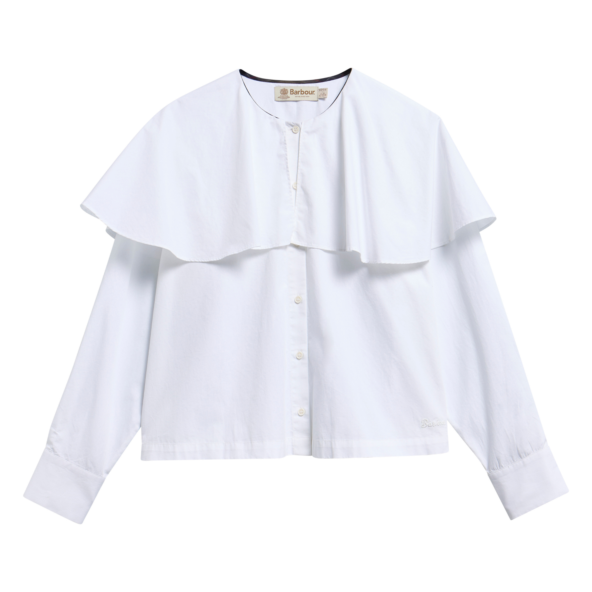 Womens Barbour White Willowmere Shirt