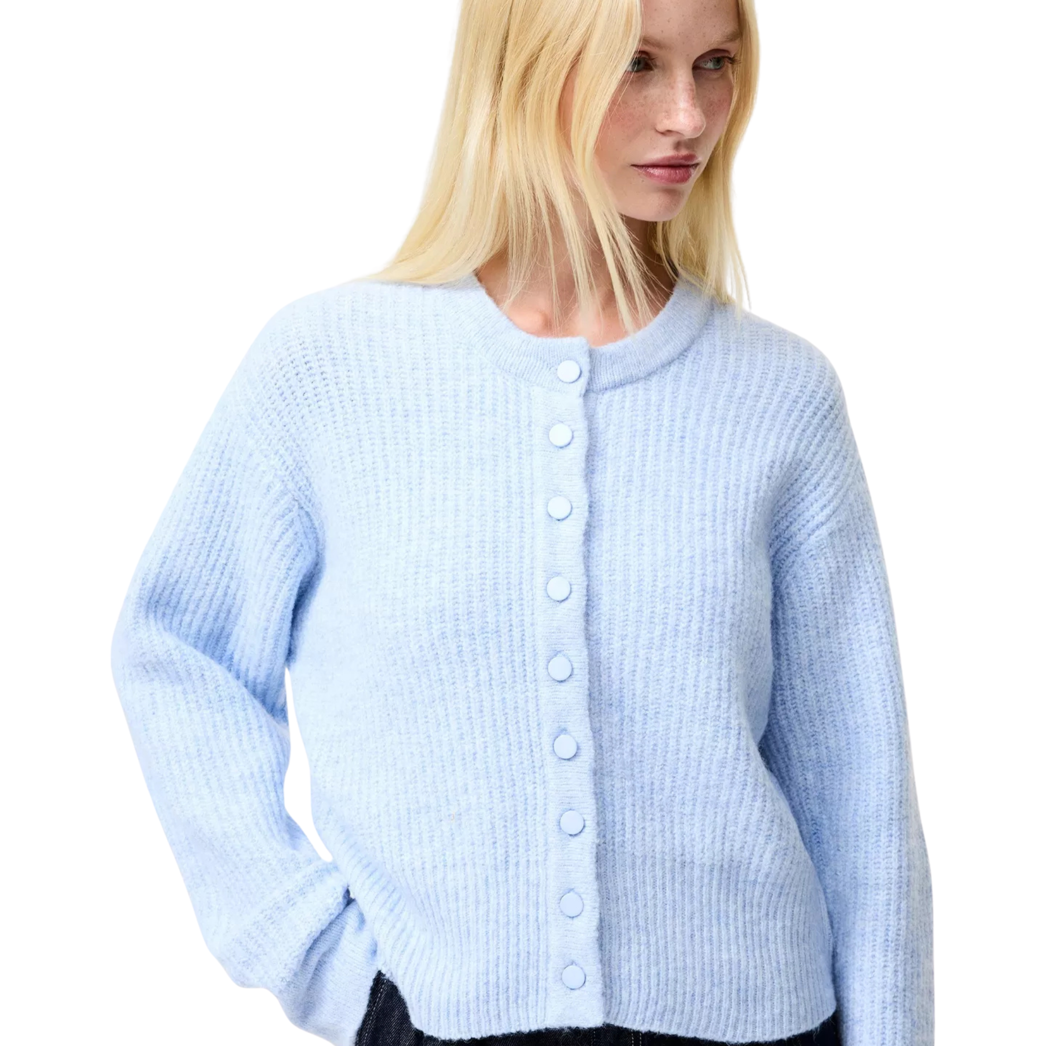 Womens French Connection Arctic Blue Kezia Knit Cardigan