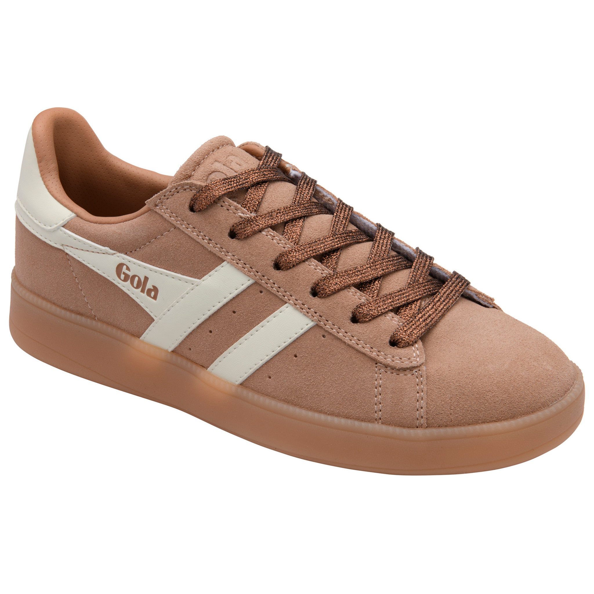 Womens Gola Cameo/Off White/Pale Gum Aztec Trainers