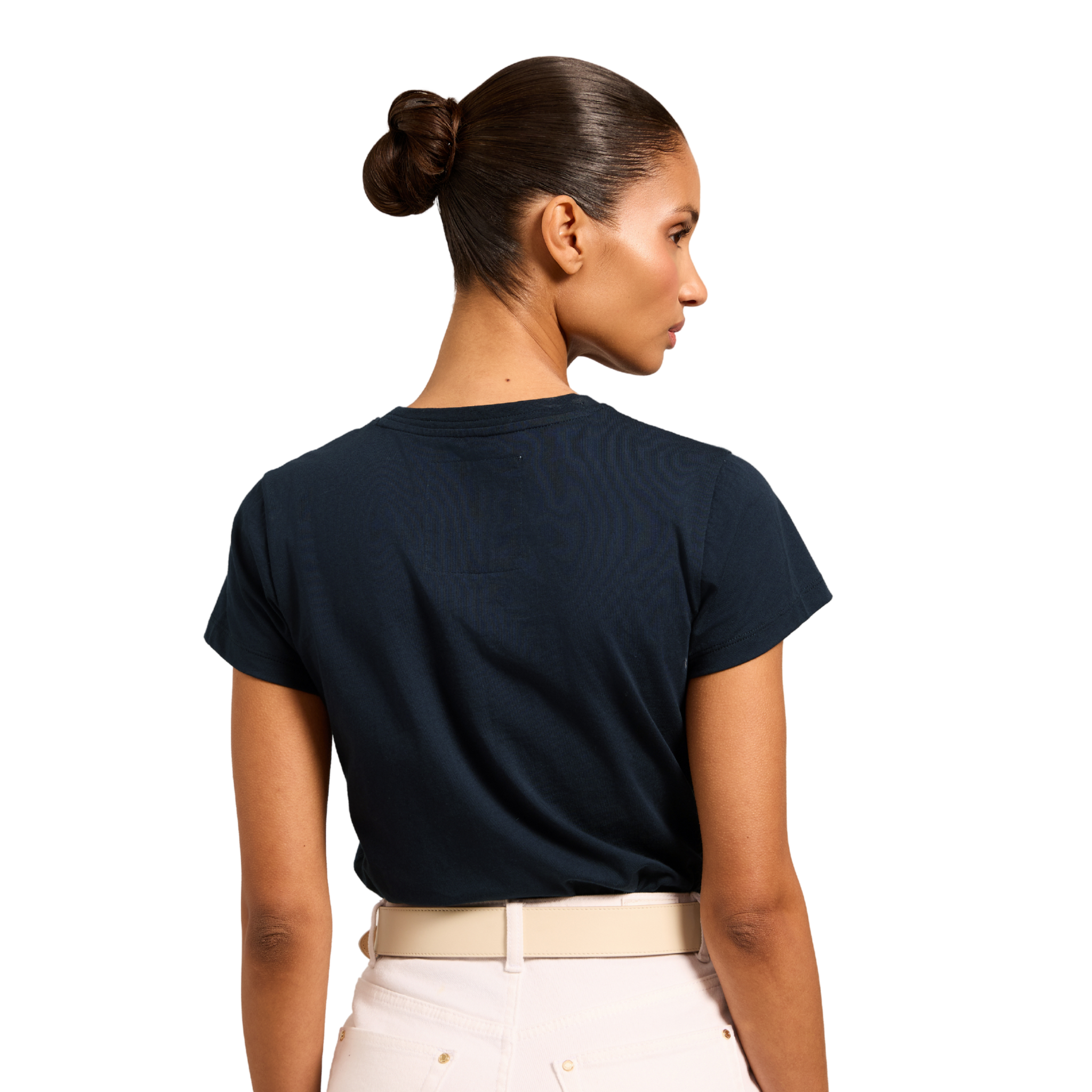 Womens Holland Cooper Ink Navy Monogram Tee