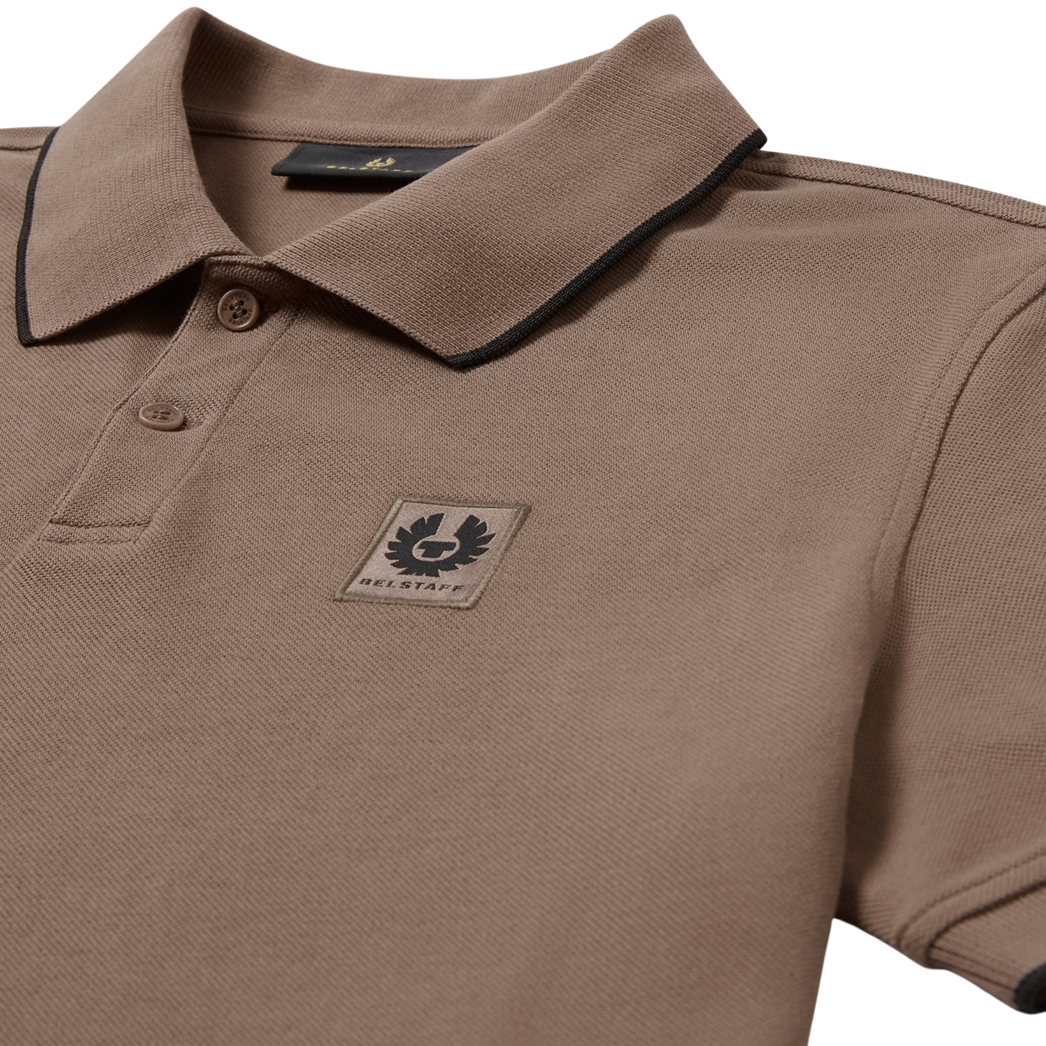 Mens Belstaff Asphalt Tipped S/s Polo Shirt