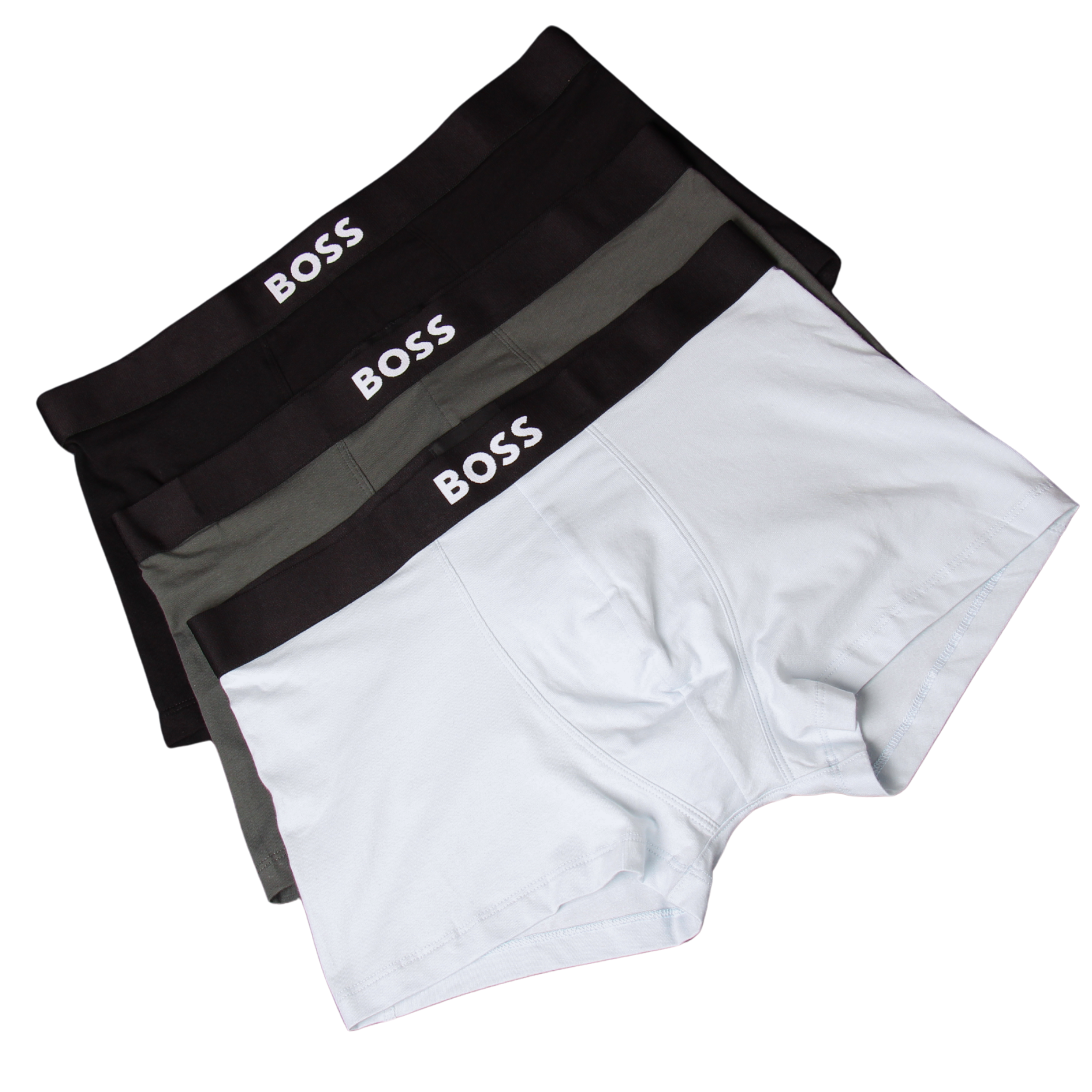 Mens BOSS Blue Misc BOSS ONE 3PK Trunks