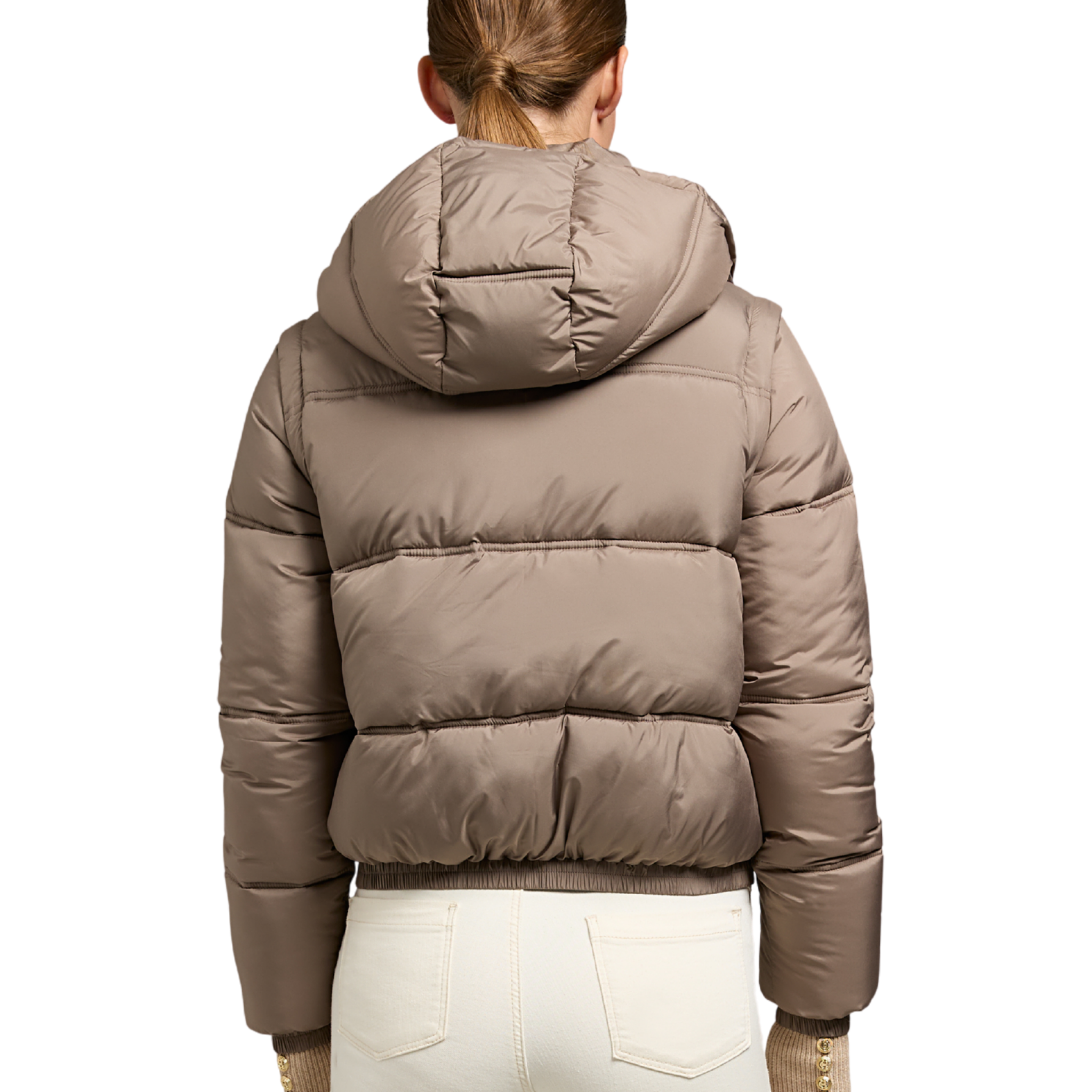 Womens Holland Cooper Porcini Milton Convertible Jacket