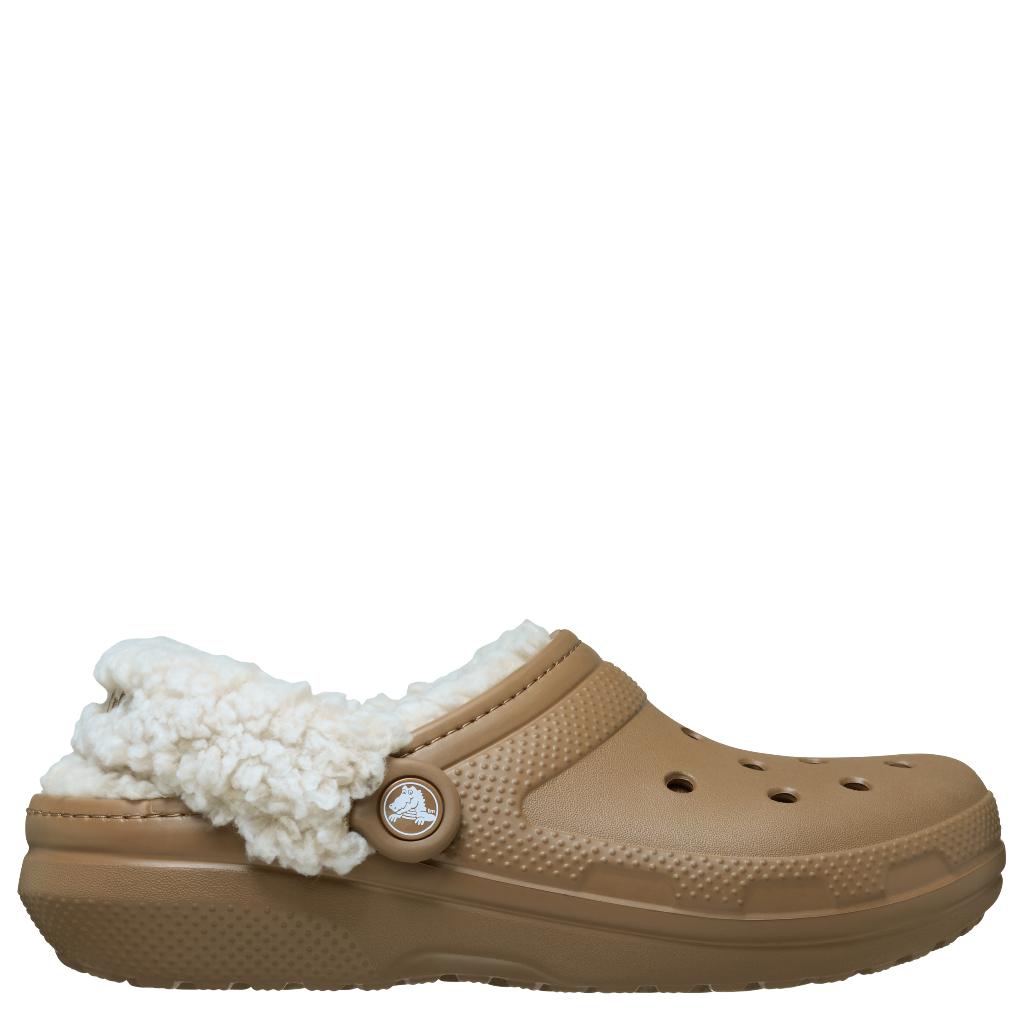Womens Crocs Sepia Classic Fleece Lined Clogs