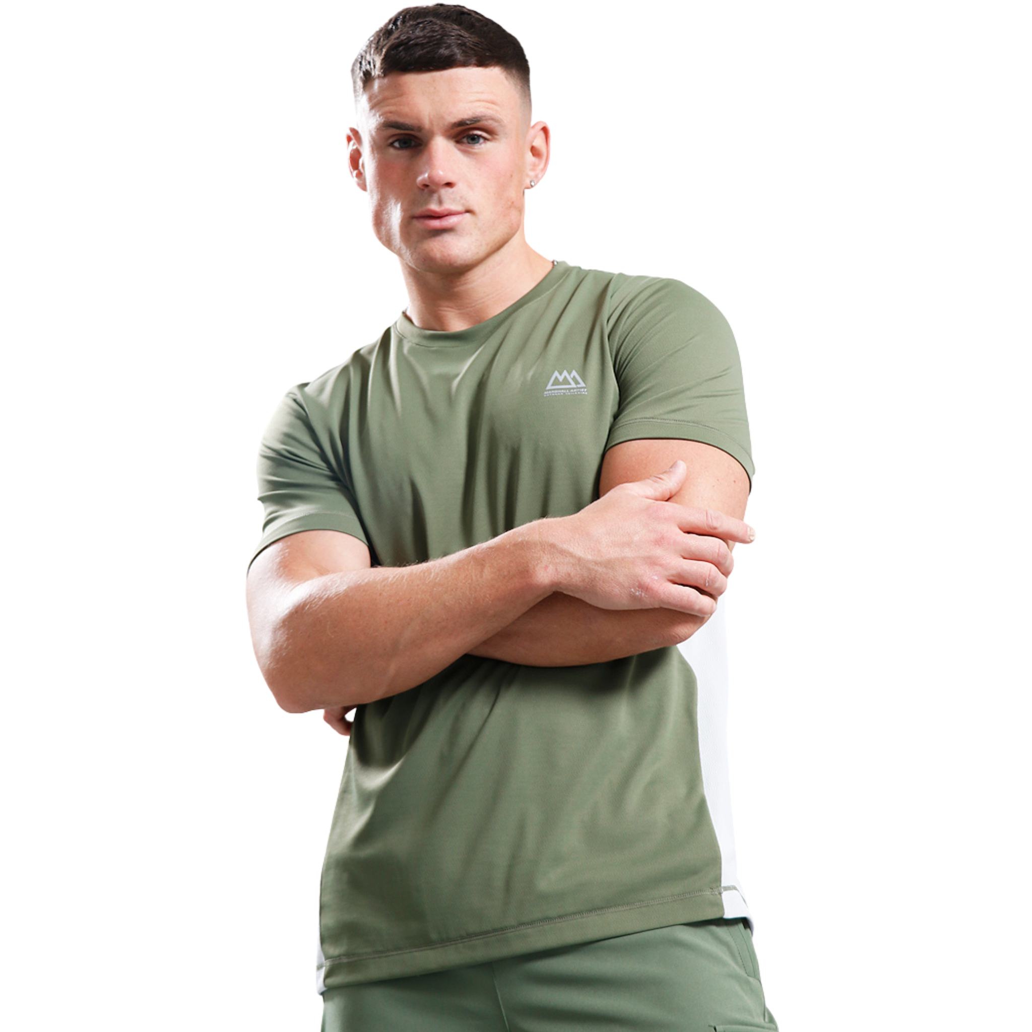 Mens Marshall Artist Khaki Nevis S/s T Shirt