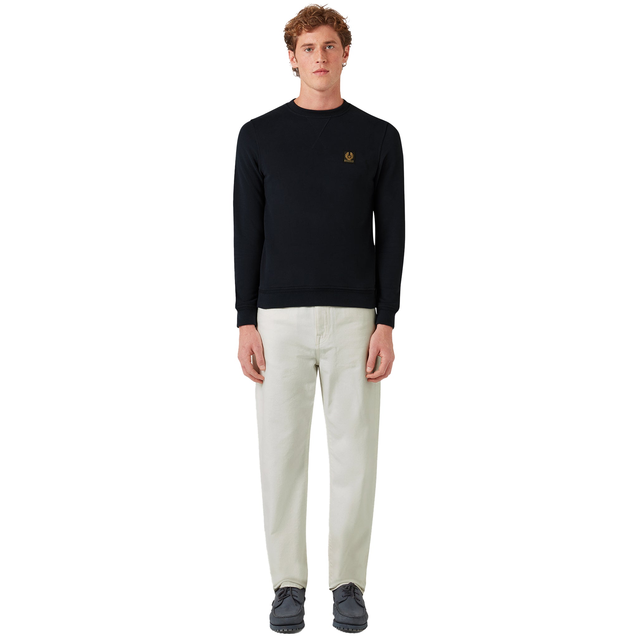 Mens Belstaff Dark Ink Branded Sweatshirt