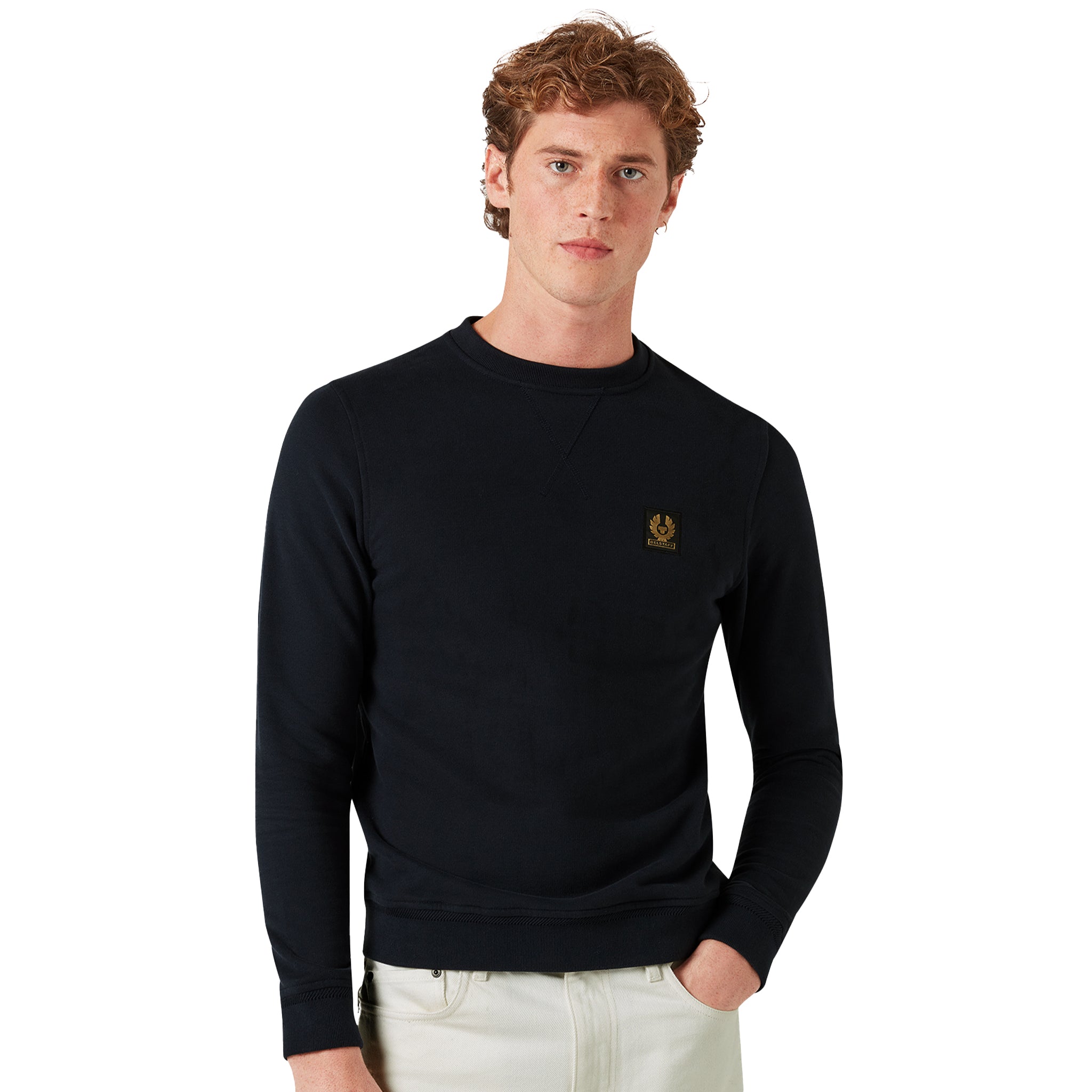 Mens Belstaff Dark Ink Branded Sweatshirt