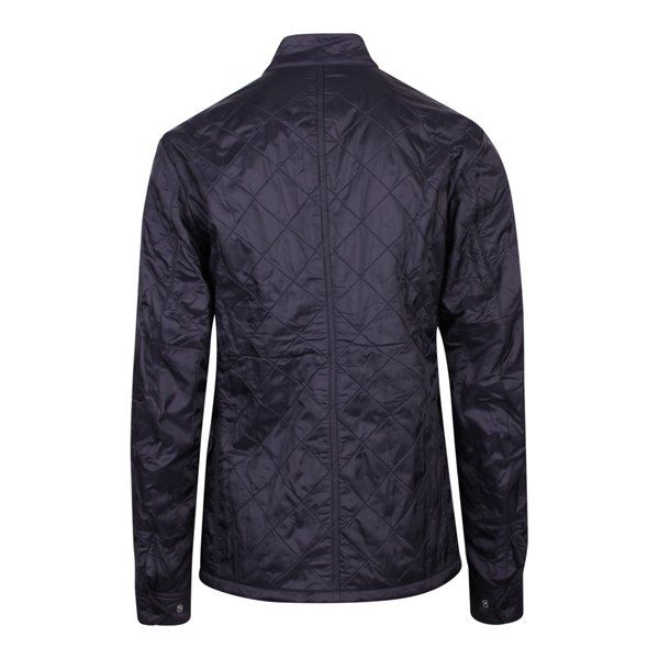 Mens Barbour International Navy Ariel Polarquilt Jacket