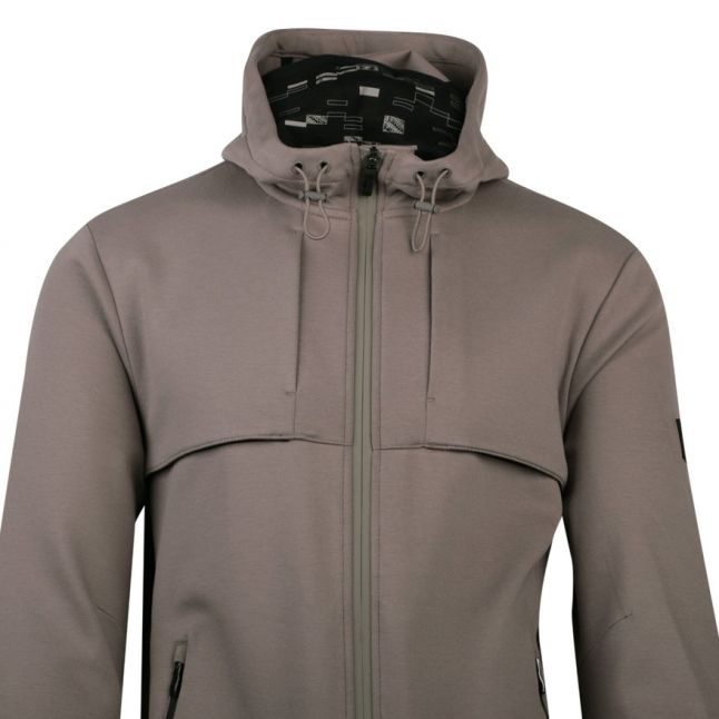 Mens BOSS Light/Pastel Green Sybrique Zip Hoodie