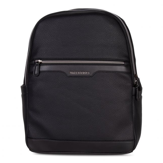 Mens Valentino Black Efeo Backpack