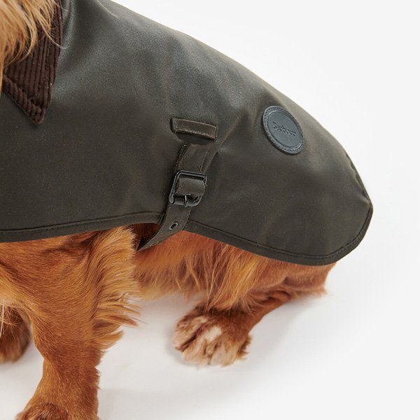 Barbour Olive Wax Dog Coat