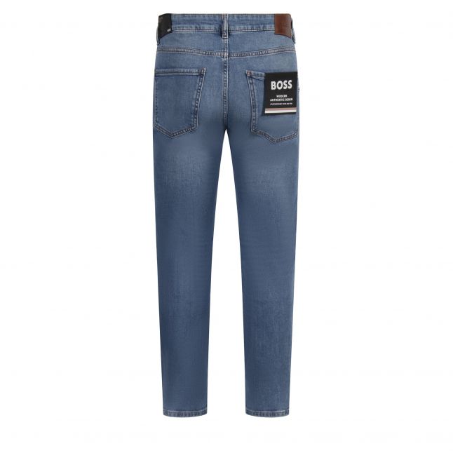 Mens BOSS Bright Blue H-Delaware Slim Fit Jeans