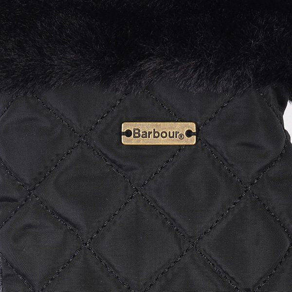 Womens Barbour Black Norwood Gloves