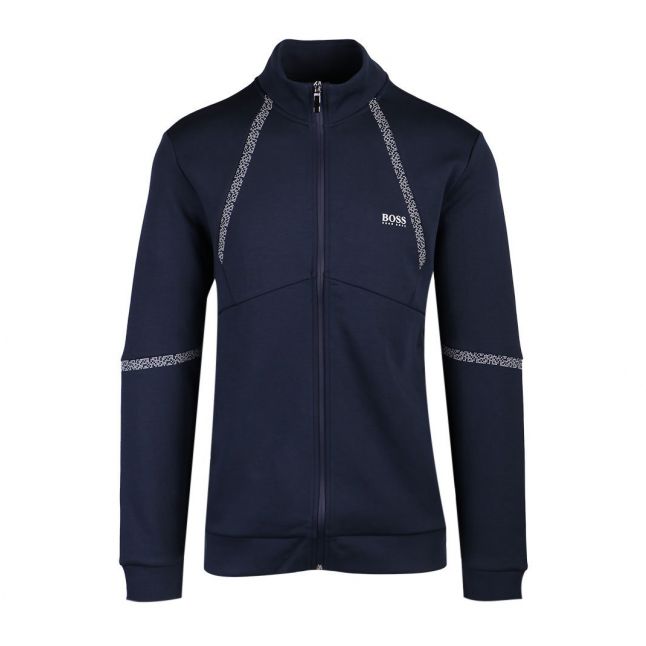 Mens BOSS Navy Skaz 2 Sweat Jacket