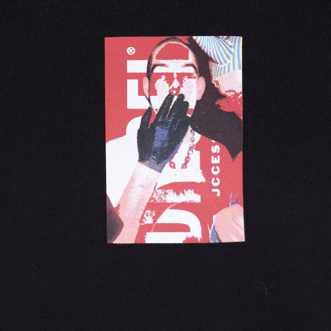 Mens Diesel Black S-Ginn-N1 Sweatshirt