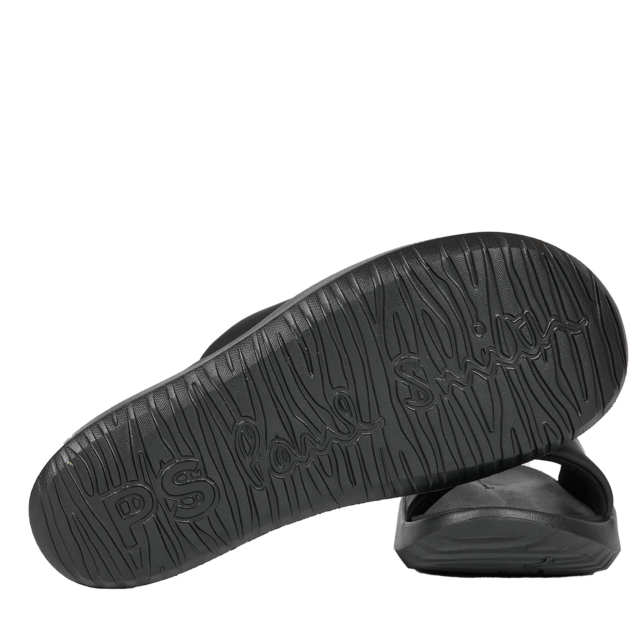 Mens Paul Smith Black Powell Slides