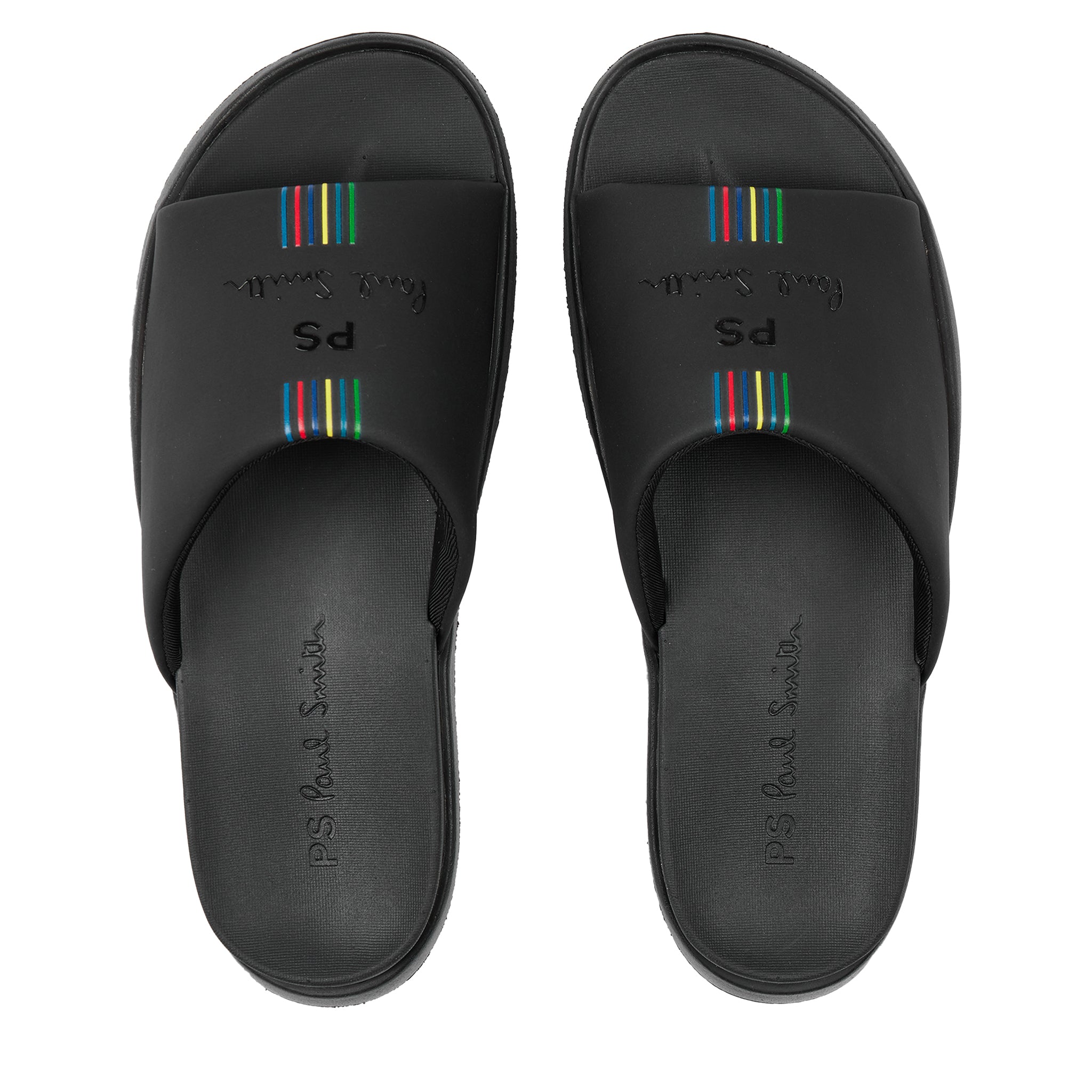 Mens Paul Smith Black Powell Slides