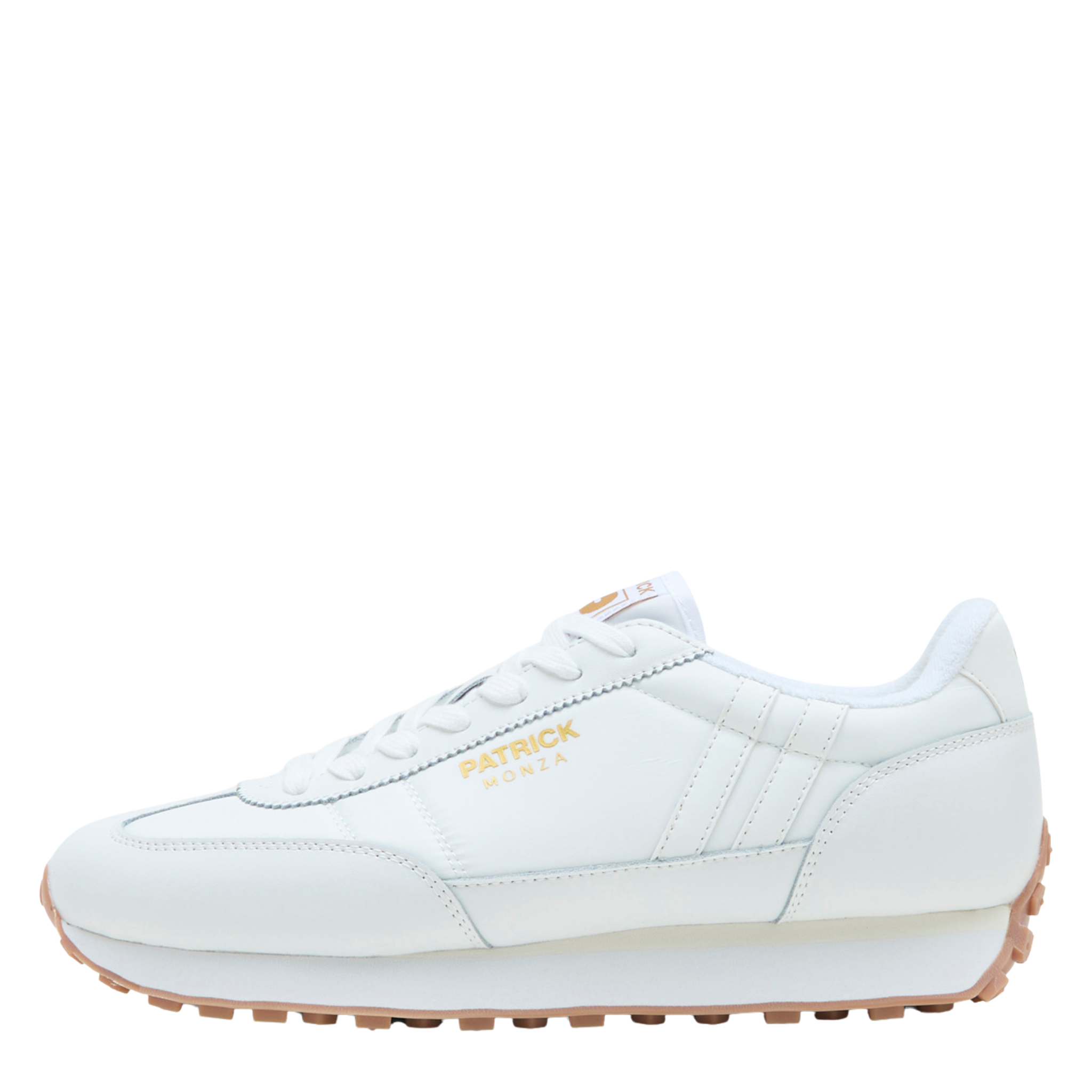 Mens Patrick White Monza Trainers
