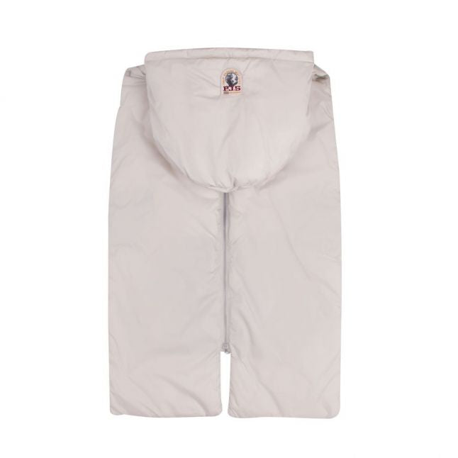 Girls Parajumpers Silver Grey Estelle Hooded Scarf Gilet