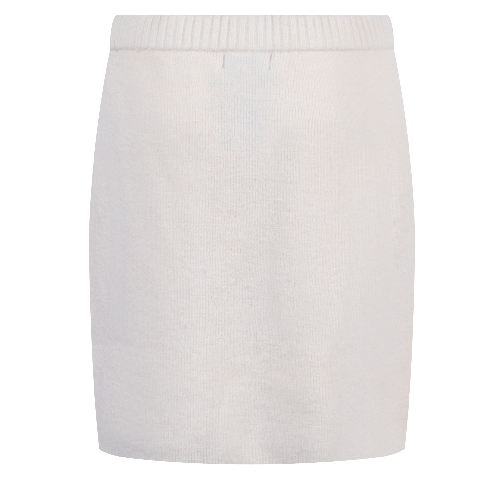 Womens Pretty Lavish Etta Cream Knit Co-Ord Mini Skirt