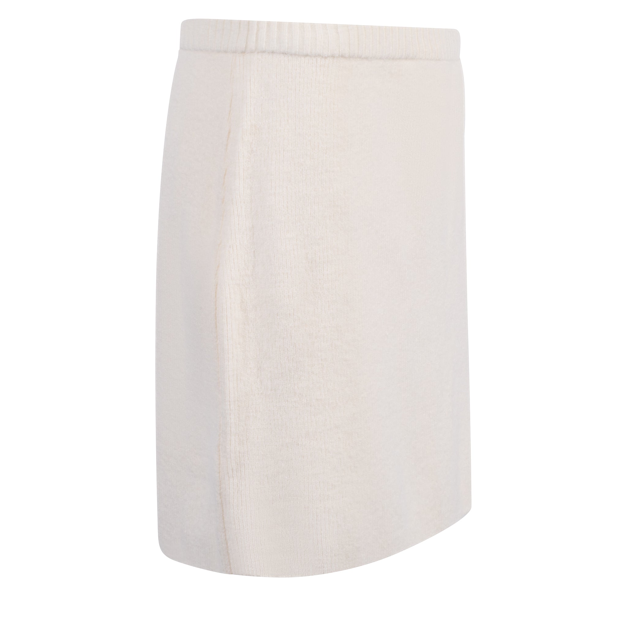 Womens Pretty Lavish Etta Cream Knit Co-Ord Mini Skirt