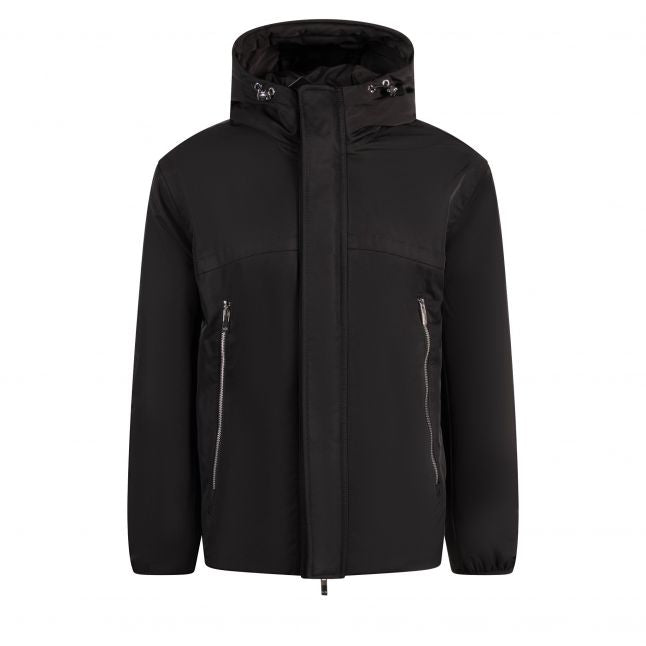 Mens Armani Exchange Black Padded Hood Jacket