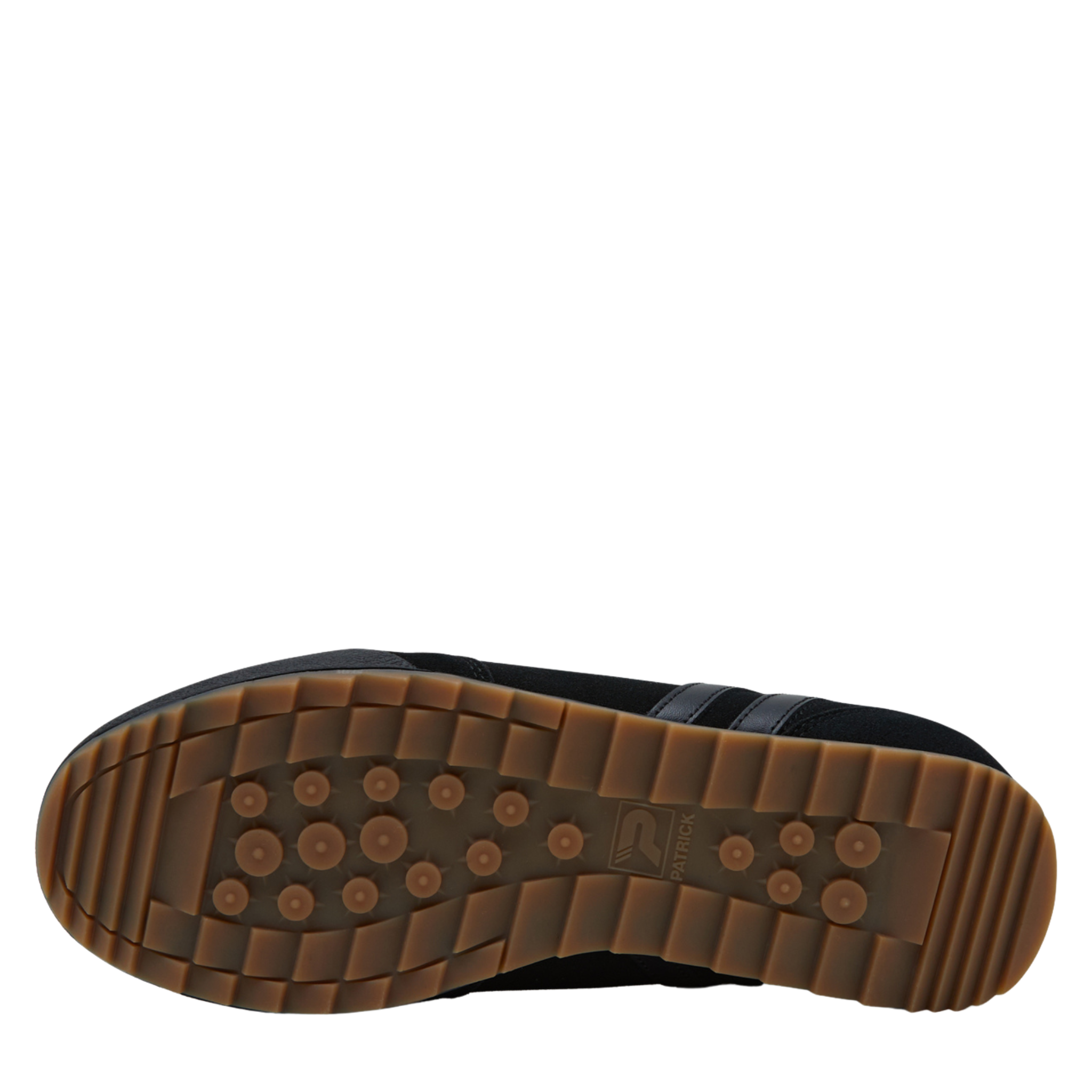 Mens Patrick Black Mono Rio Trainers