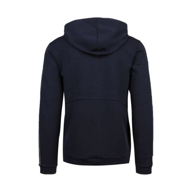 Mens BOSS Dark Blue Saggy 1 Hooded Zip Sweat Top