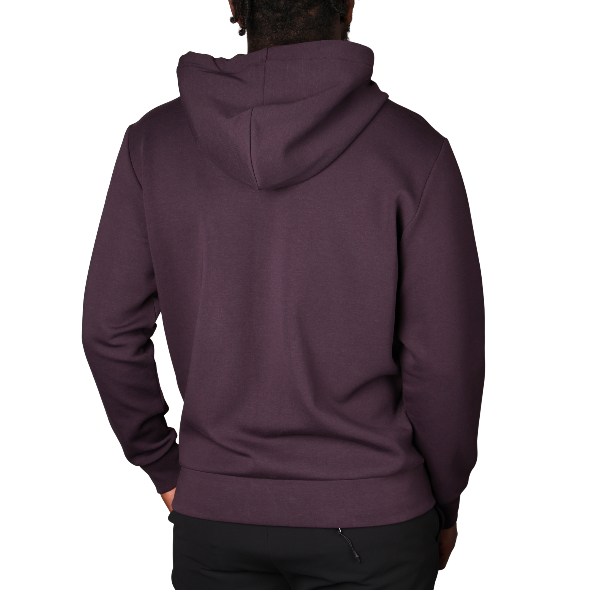 Mens BOSS Medium Purple Saggy Zip Through Hoodie