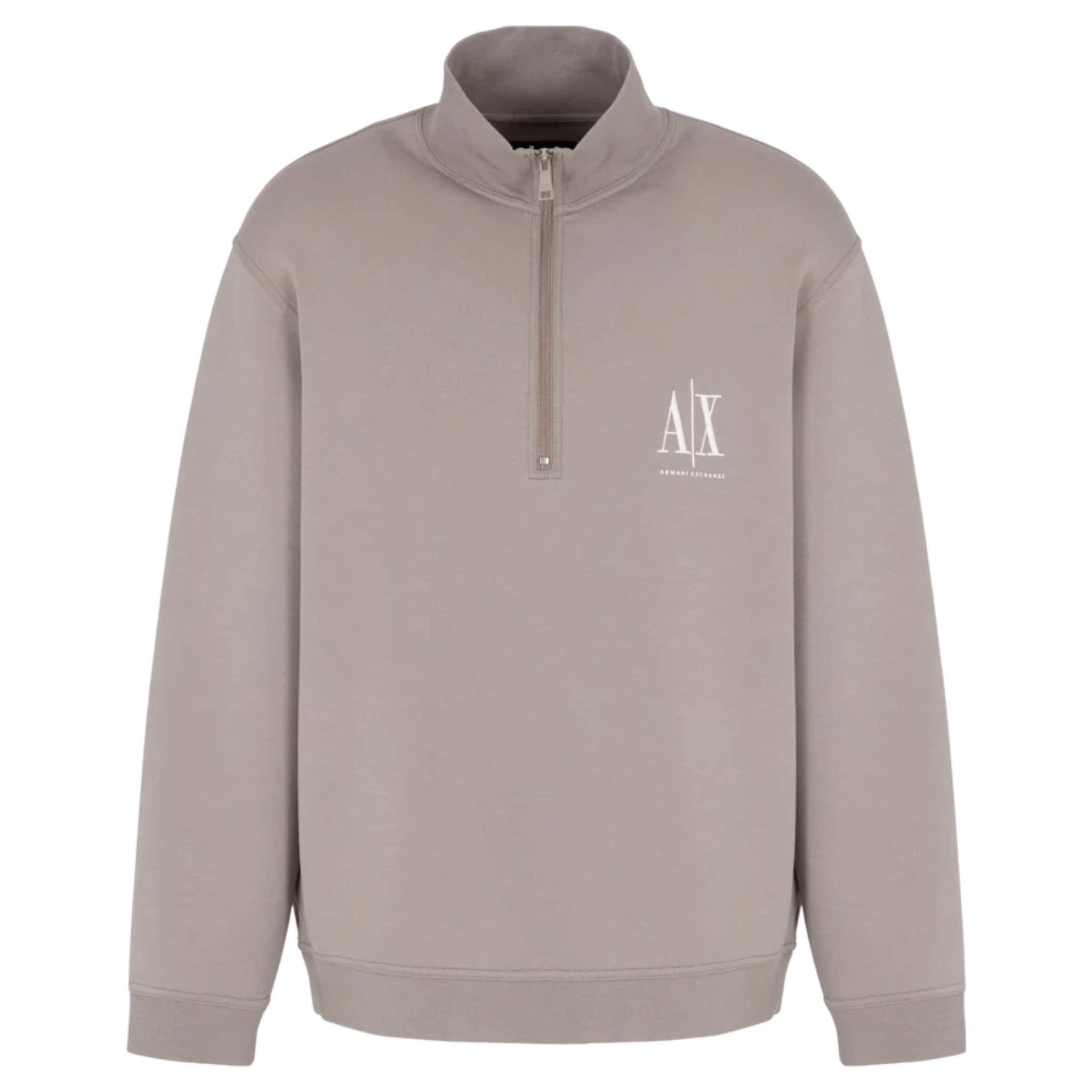 Mens Armani Exchange Driftwood Icon Half Zip Sweat