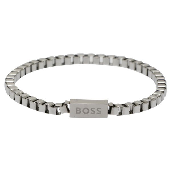 Mens BOSS Silver Chain Bracelet