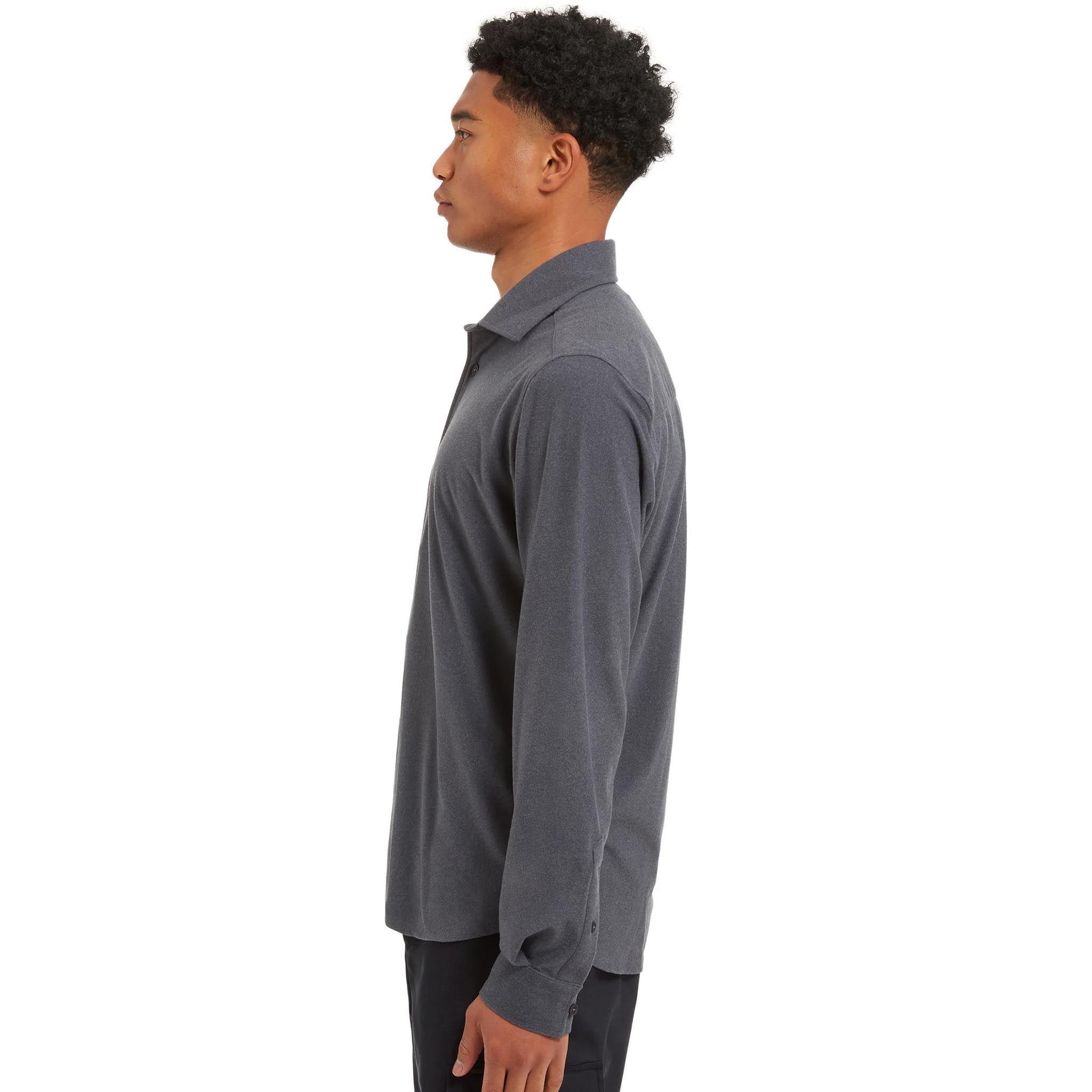 Mens Sealskinz Navy Weybourne L/s Shirt