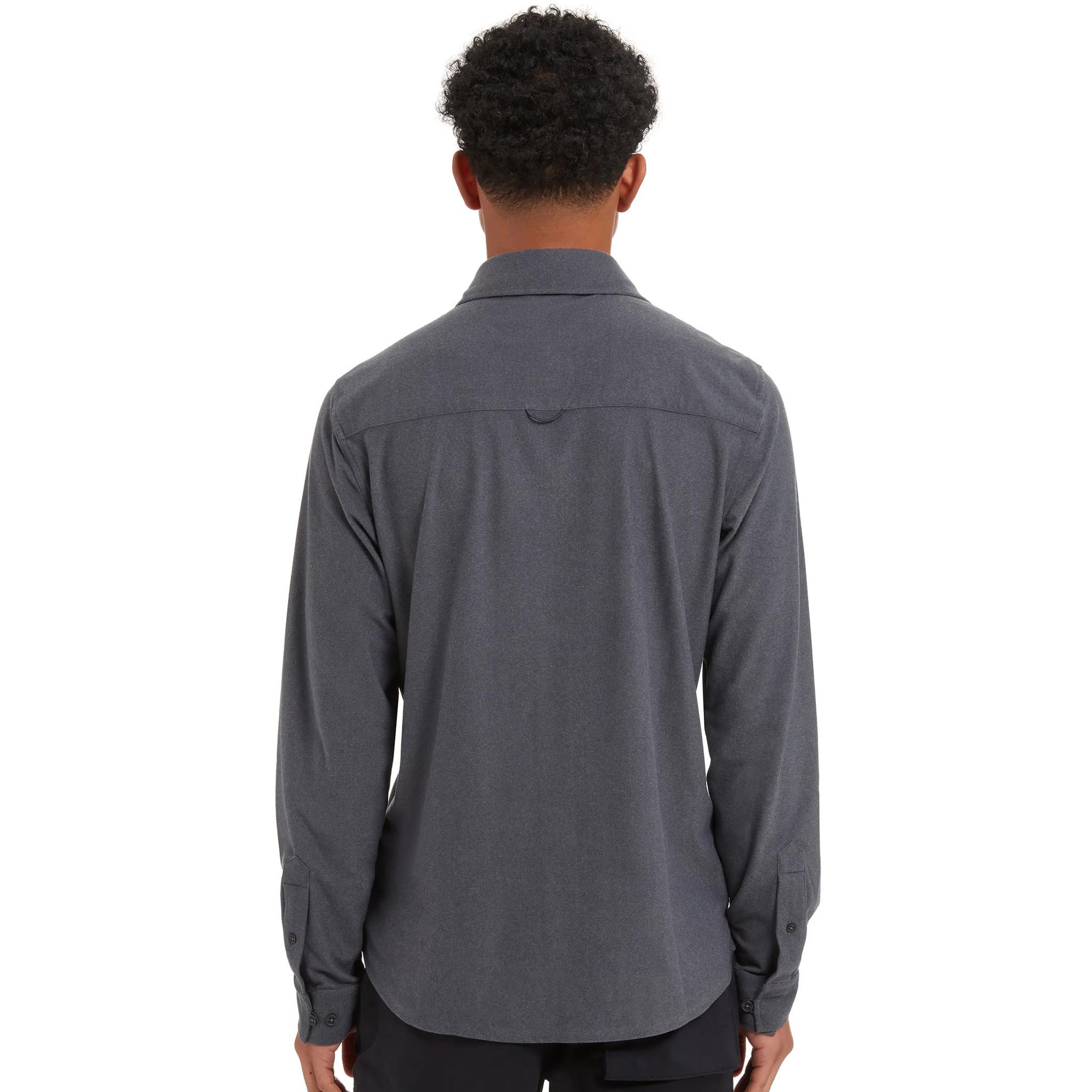 Mens Sealskinz Navy Weybourne L/s Shirt