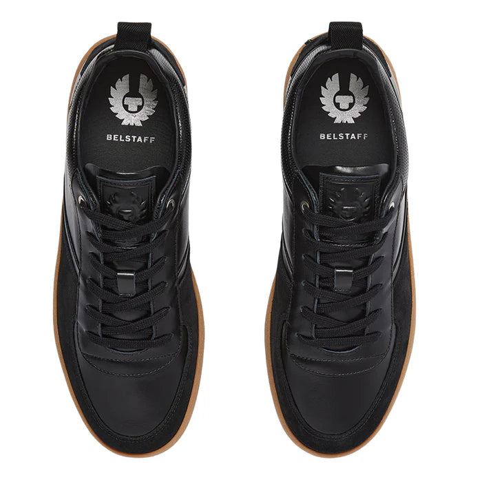Mens Belstaff Black Croft Trainers