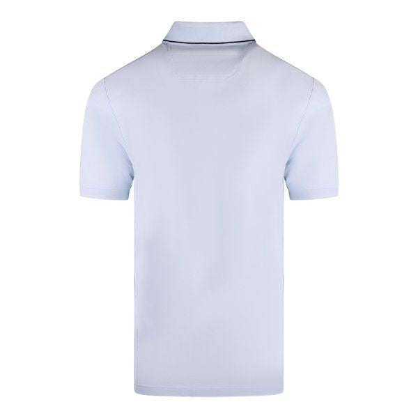 Mens BOSS Open Blue Paule 4 Slim S/s Polo