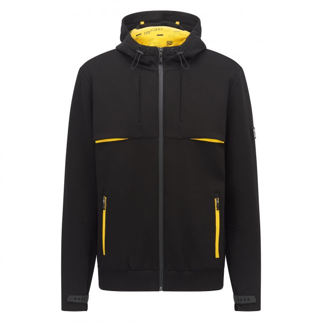 Mens BOSS Black Sybrique Zip Hoodie