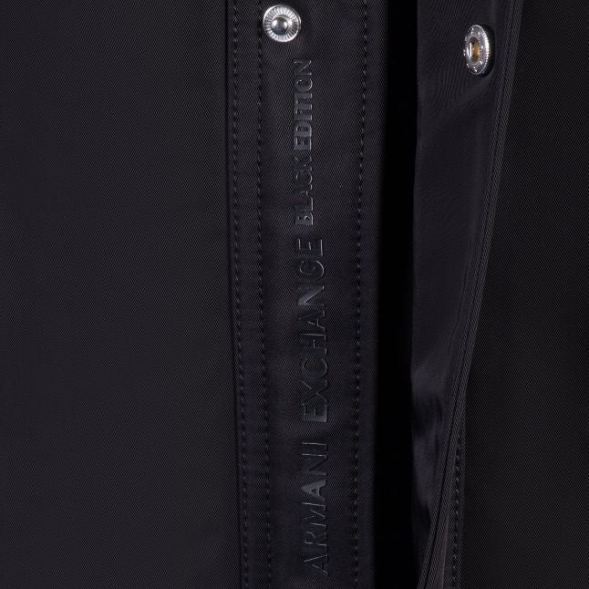 Mens Armani Exchange Black Padded Hood Jacket