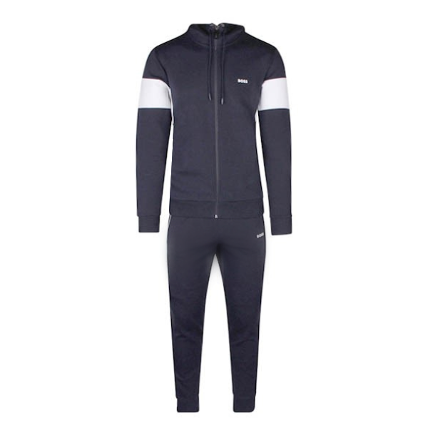 Mens BOSS Navy Tracksuit Set