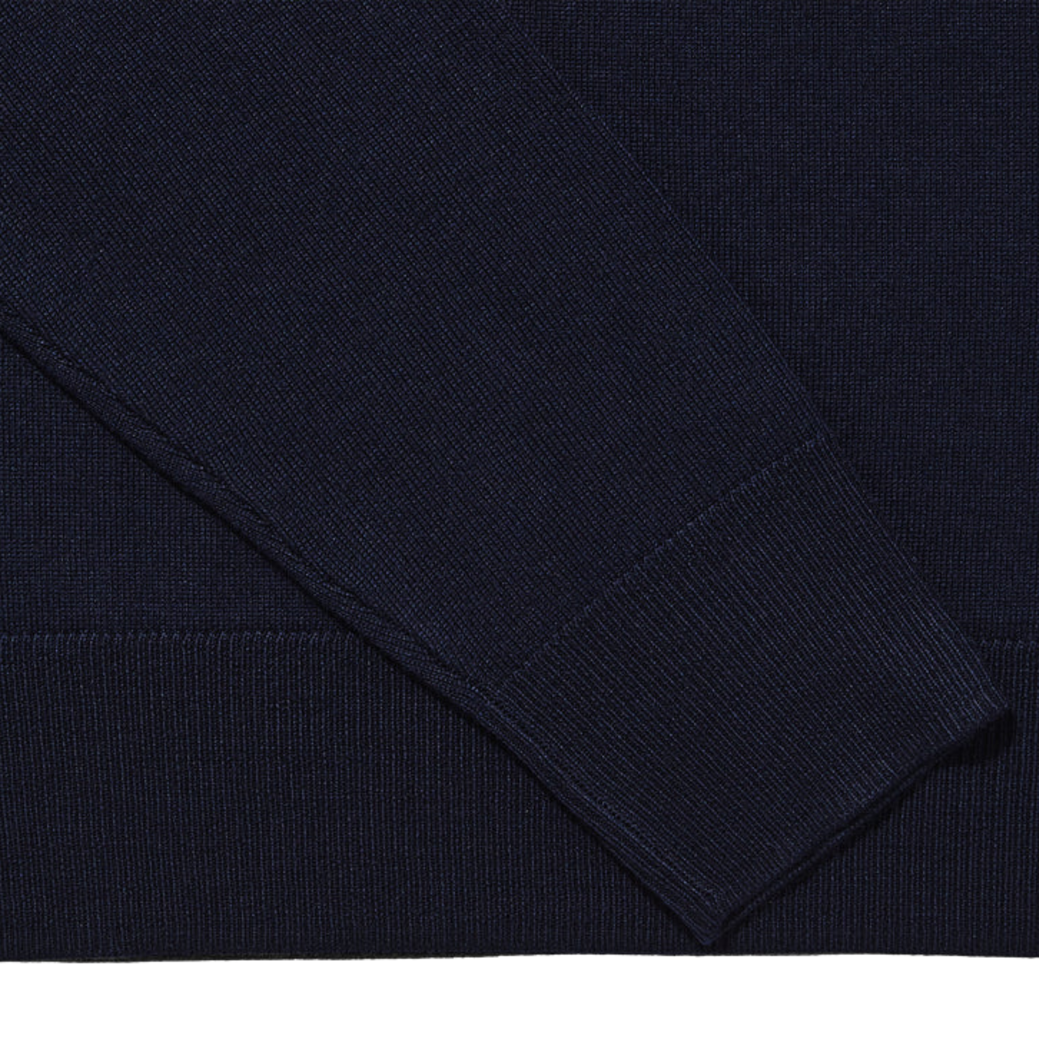 Mens Belstaff Dark Ink Kilmington Quarter Zip Knit Jumper