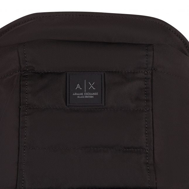 Mens Armani Exchange Black Padded Hood Jacket