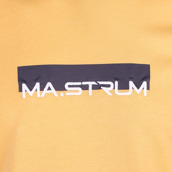 Mens MA.STRUM Desert Sand Block Print S/s T Shirt