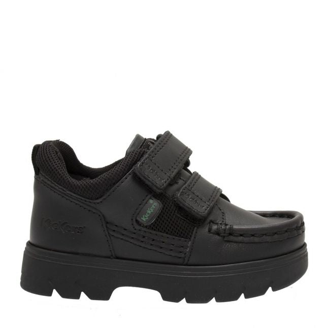 Infant Kickers Black Carter Hike Shoes (5-12)