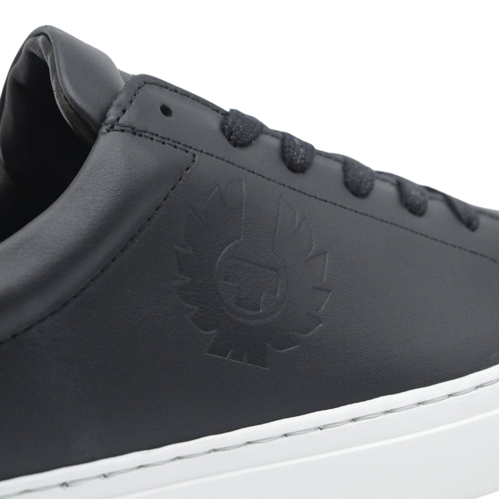 Mens Belstaff Black Walton Trainers