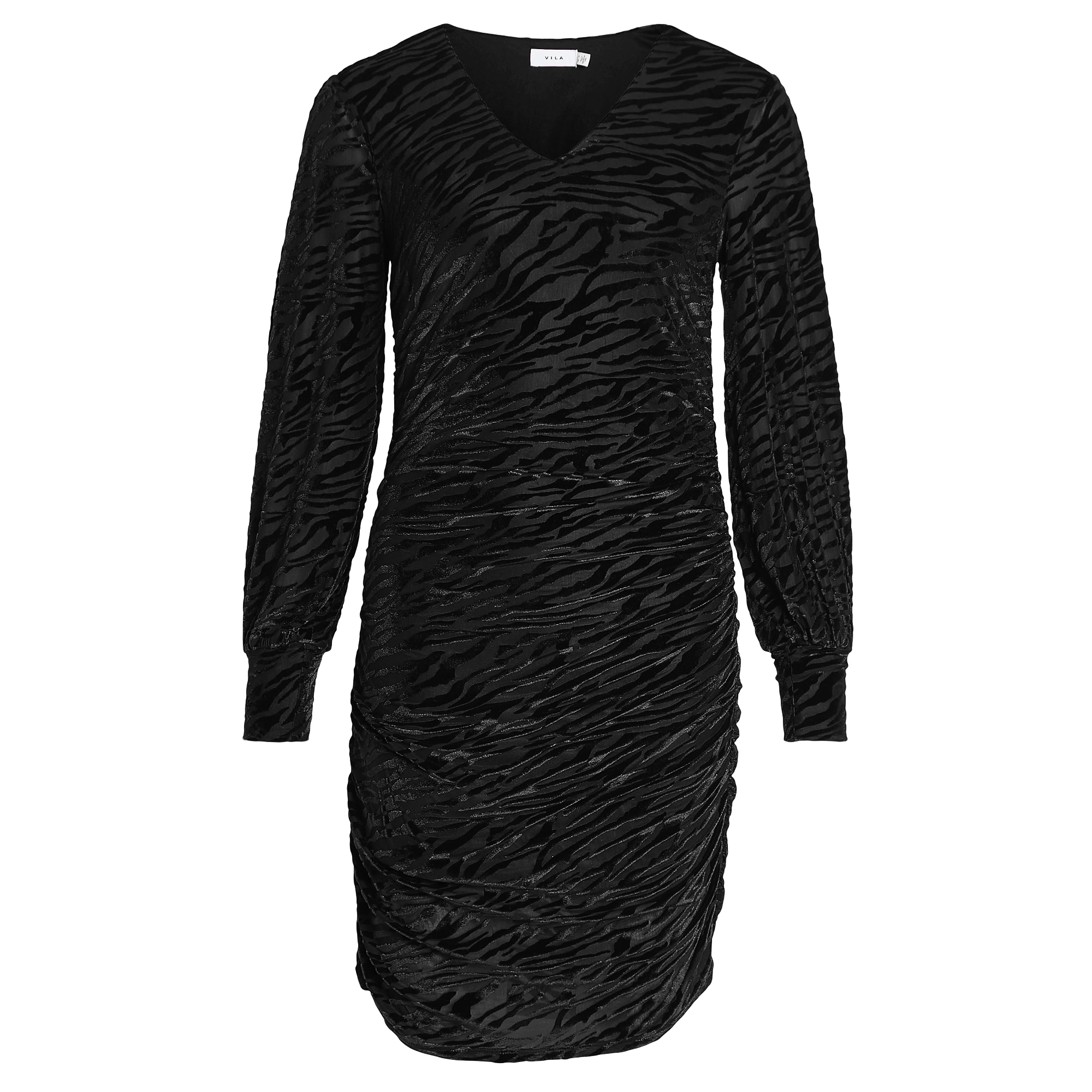 Womens Black Vimaxa Animal Velvet Dress