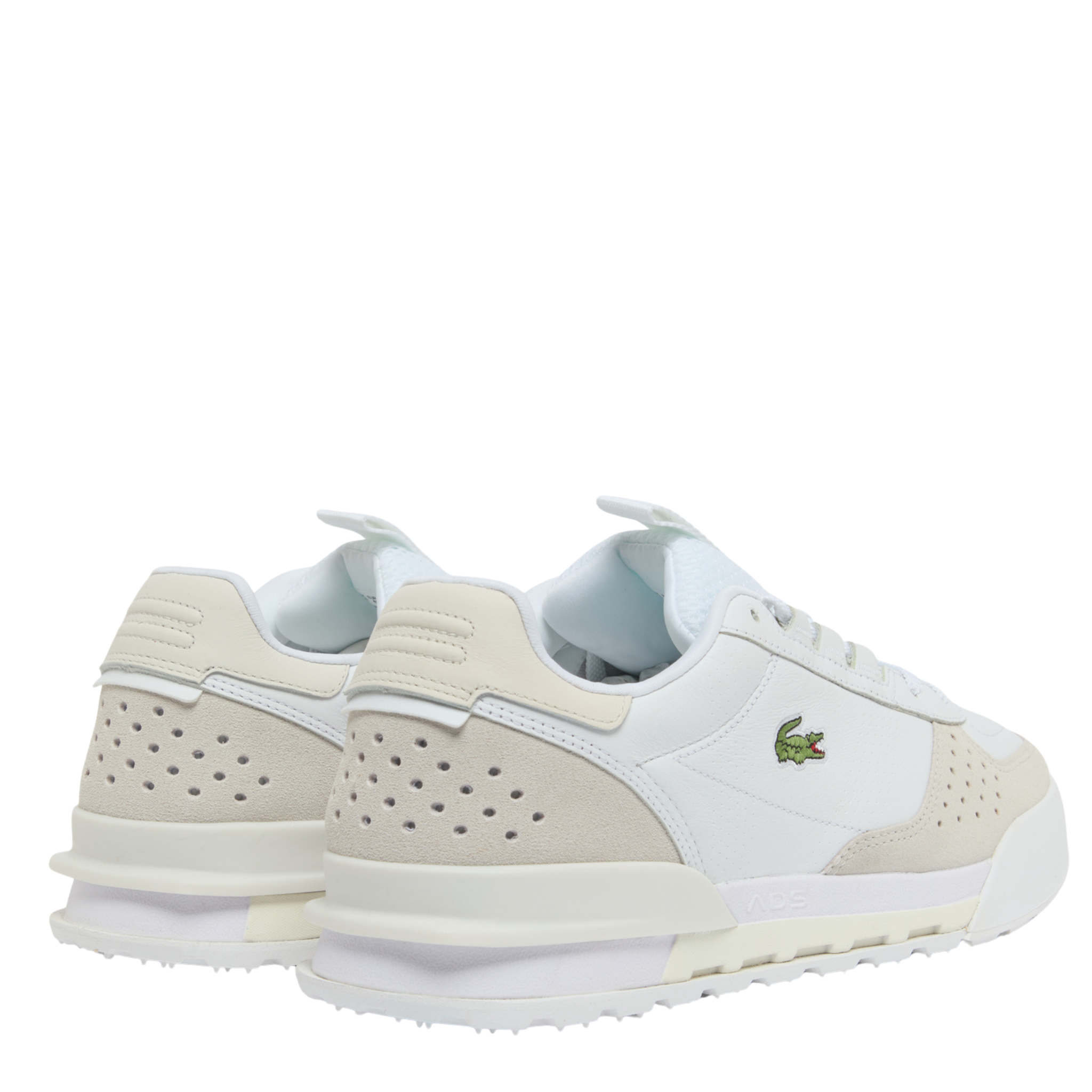 Mens Lacoste White/Off White Slam Break Trainers